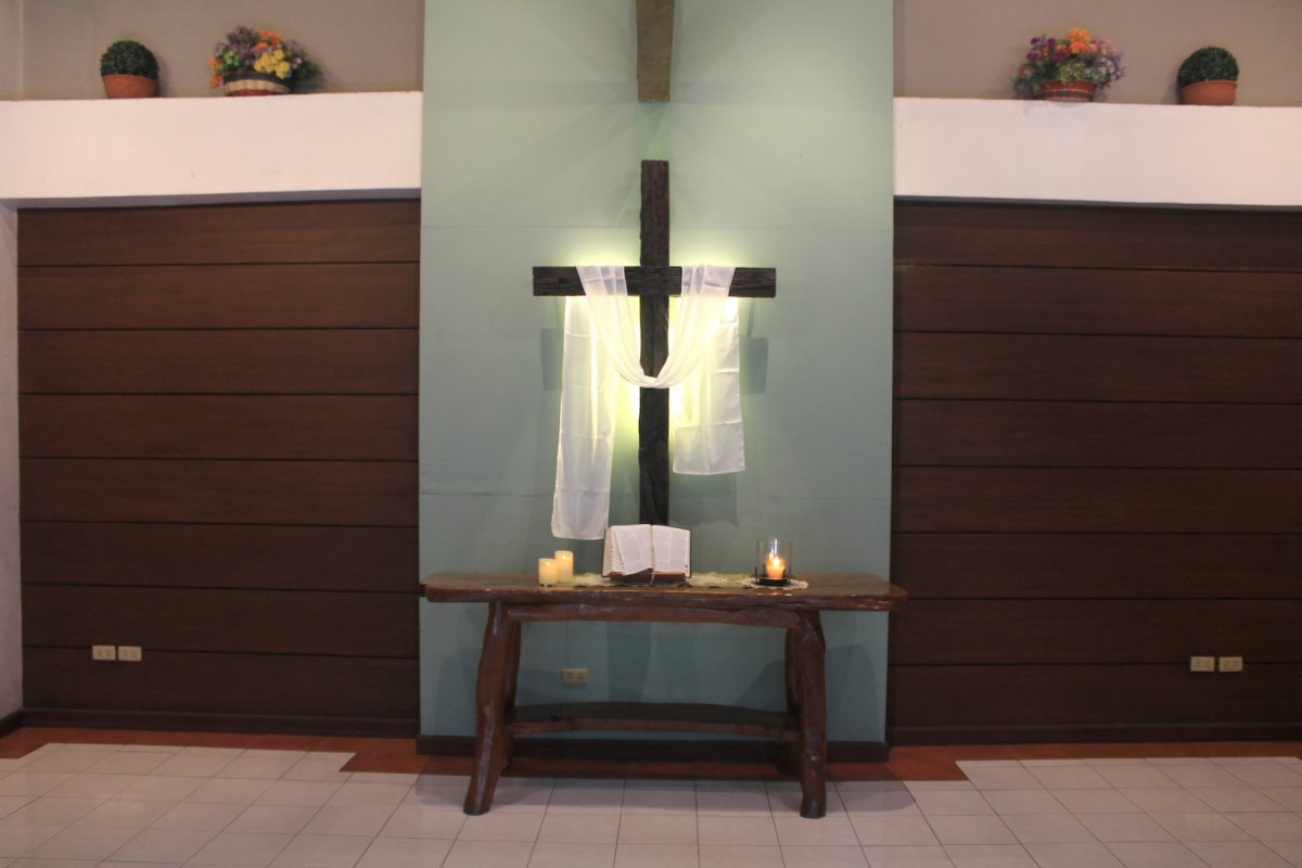 Our prayer room, decked out for Easter!